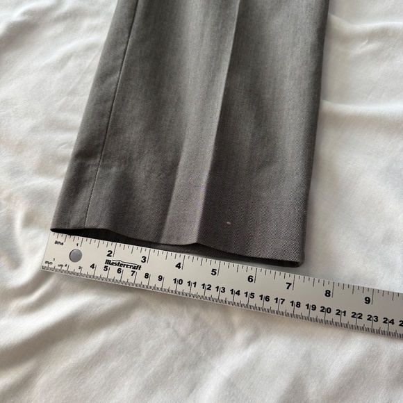 Banana Republic Men's Slim Fit Herringbone Cotton Casual Dress Pant Gray‎ 32x30 - Picture 12 of 13
